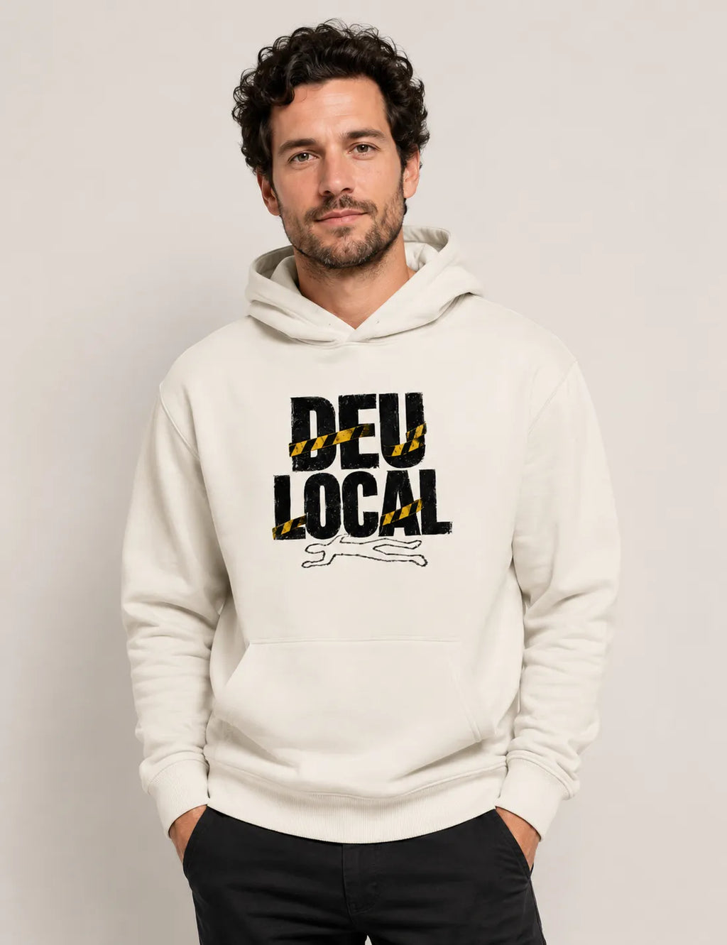 Hoodie Moletom Criminalística "Deu Local" | O Pesadelo do Fim de Plantão