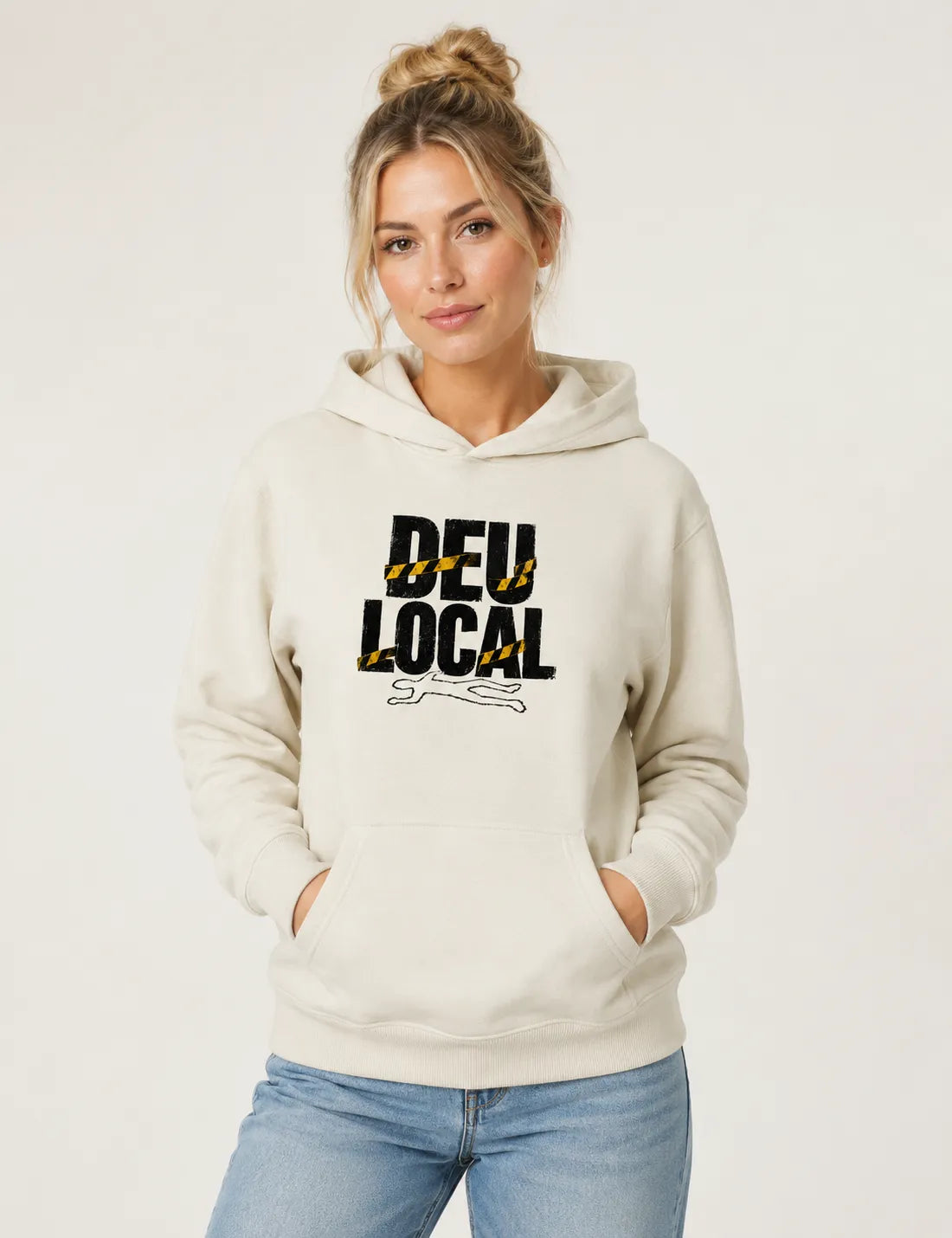 Hoodie Moletom Criminalística "Deu Local" | O Pesadelo do Fim de Plantão