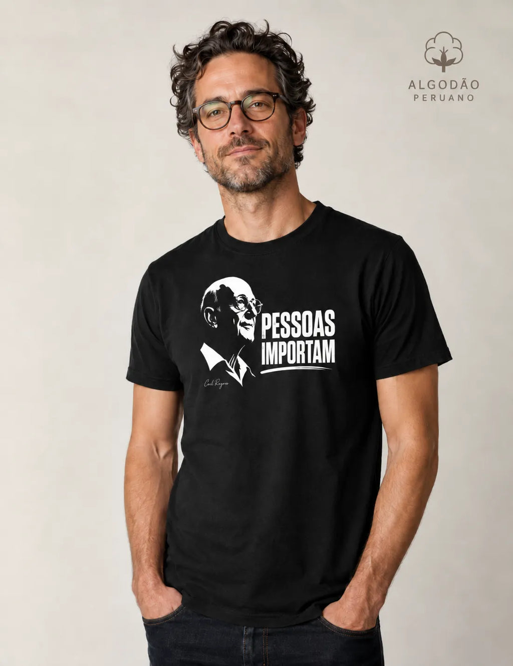 Camiseta Algodão Peruano Psicologia Humanista "Pessoas Importam" | Abordagem Centrada na Pessoa