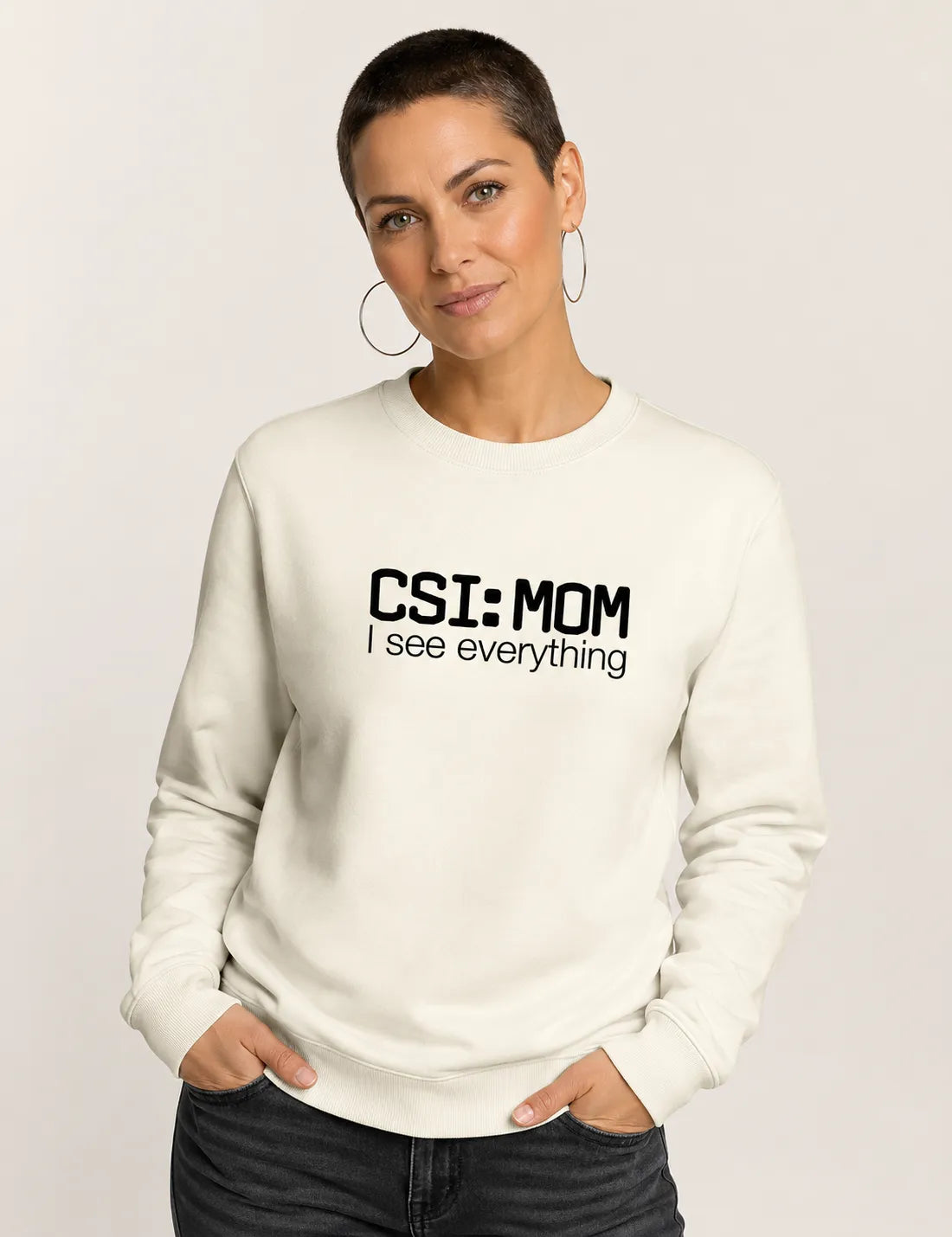 Suéter Moletom Maternidade Forense - CSI: Mom | Minimalista