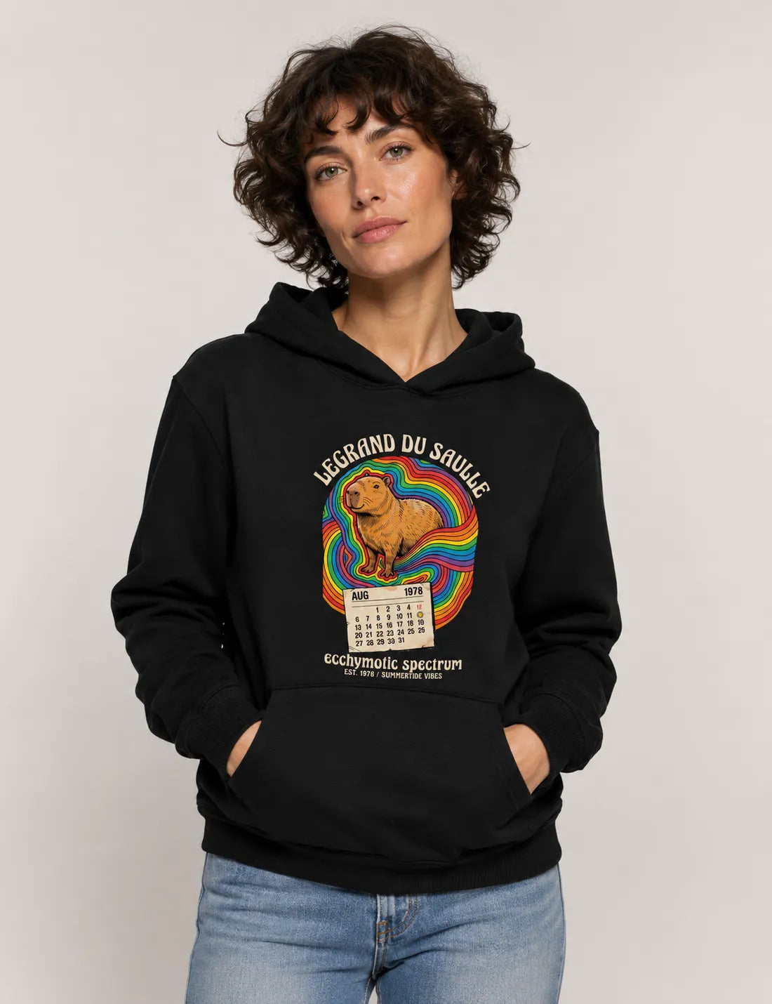 Hoodie Moletom Medicina Legal "Espectro Equimótico" | A Capivara de Legrand du Saulle