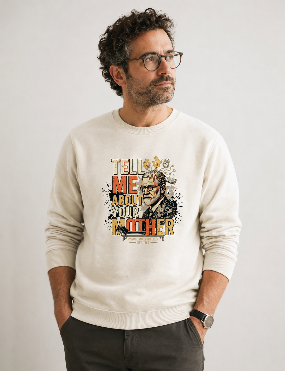 Suéter Moletom Psicanálise Freud - Tell Me About Your Mother | Vintage