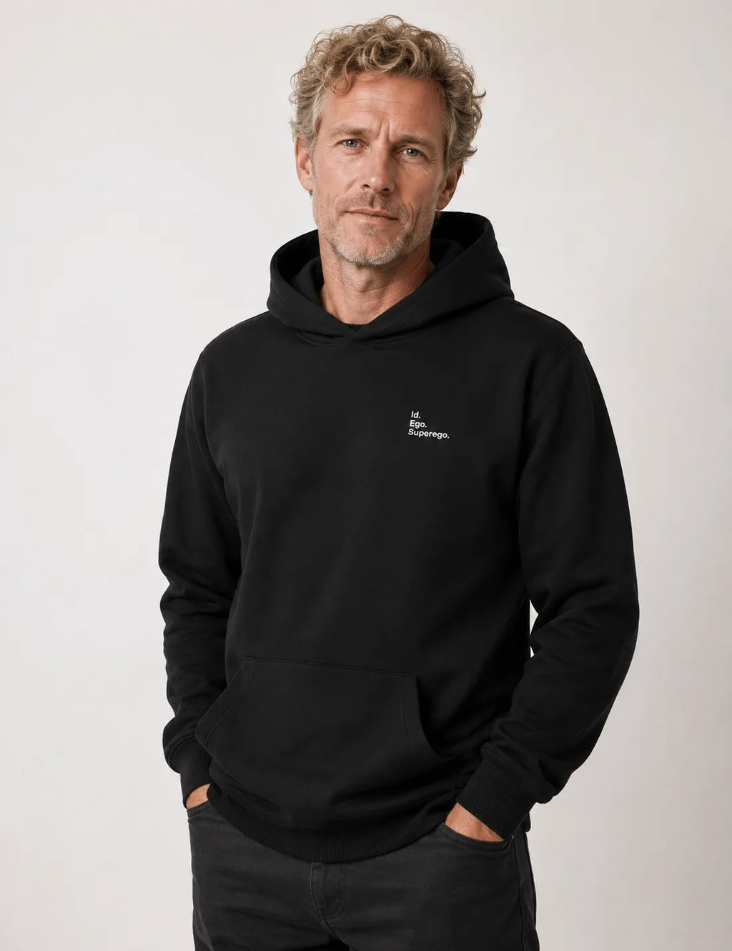 Hoddie Moletom Psicanálise Freud - Id. Ego. Superego. (Segunda Tópica) | Minimalista