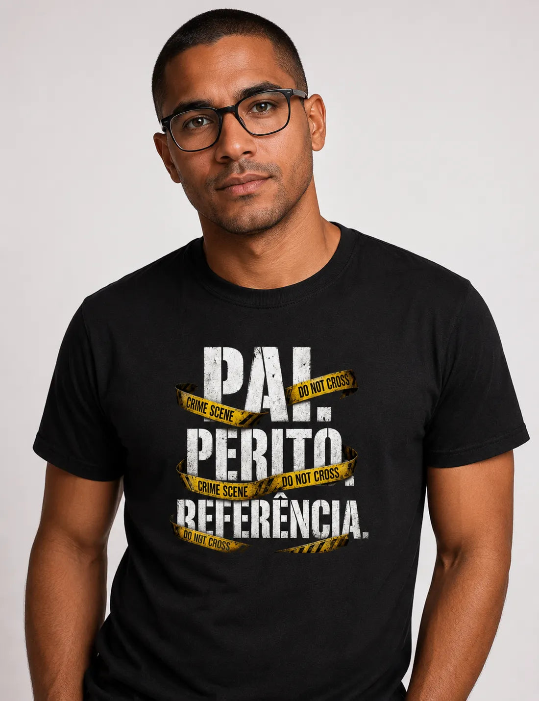Camiseta Criminalística "Pai. Perito. Referência." | Orgulho e Legado Forense