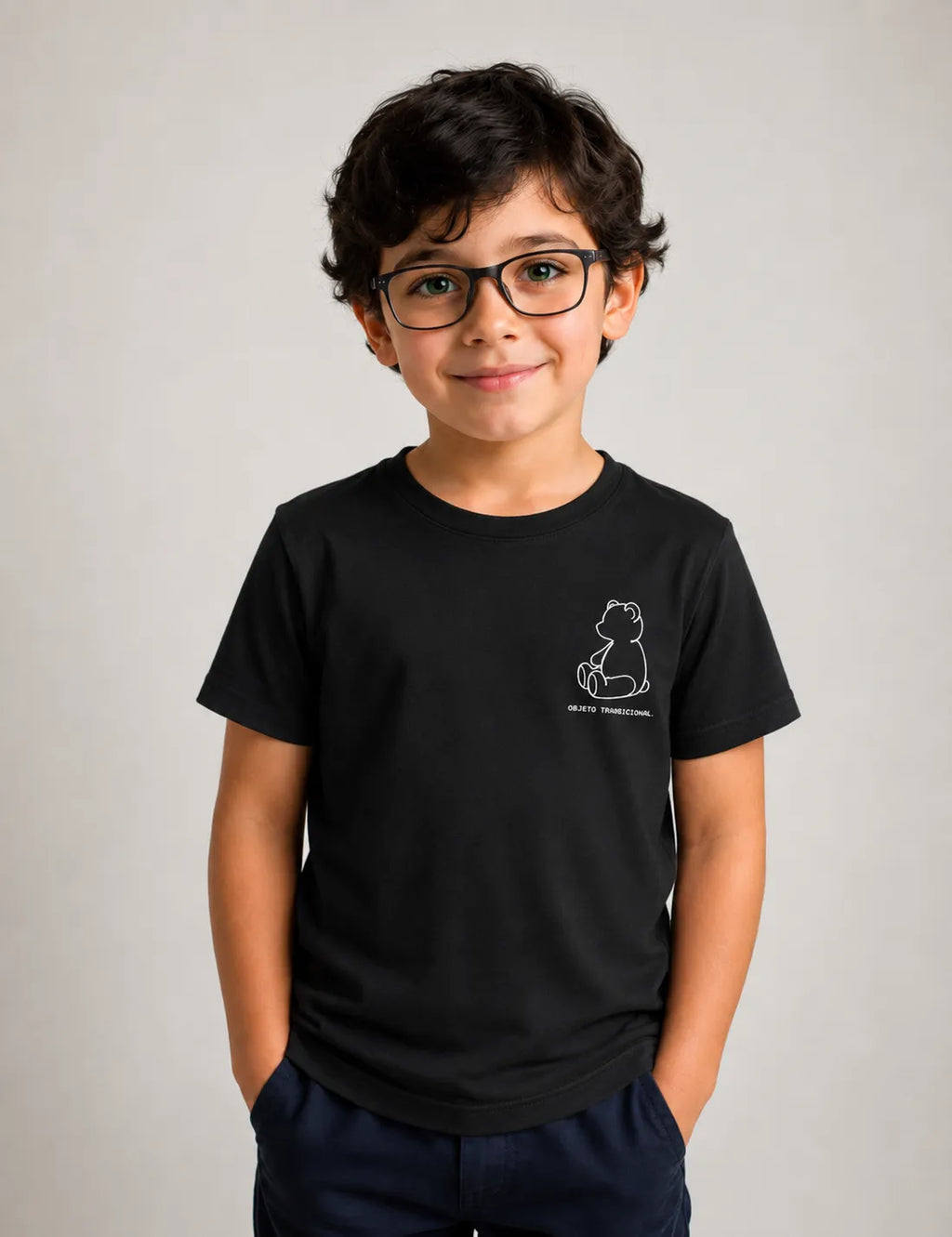 Camiseta Infantil Psicanálise Winnicott - Objeto Transicional | Minimalista