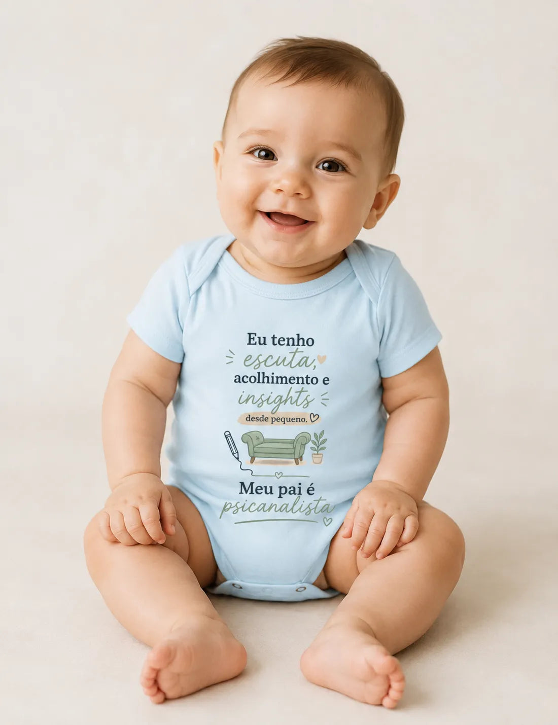 Body Infantil Psicanálise "Escuta, Acolhimento e Insights" | Meu Pai é Psicanalista