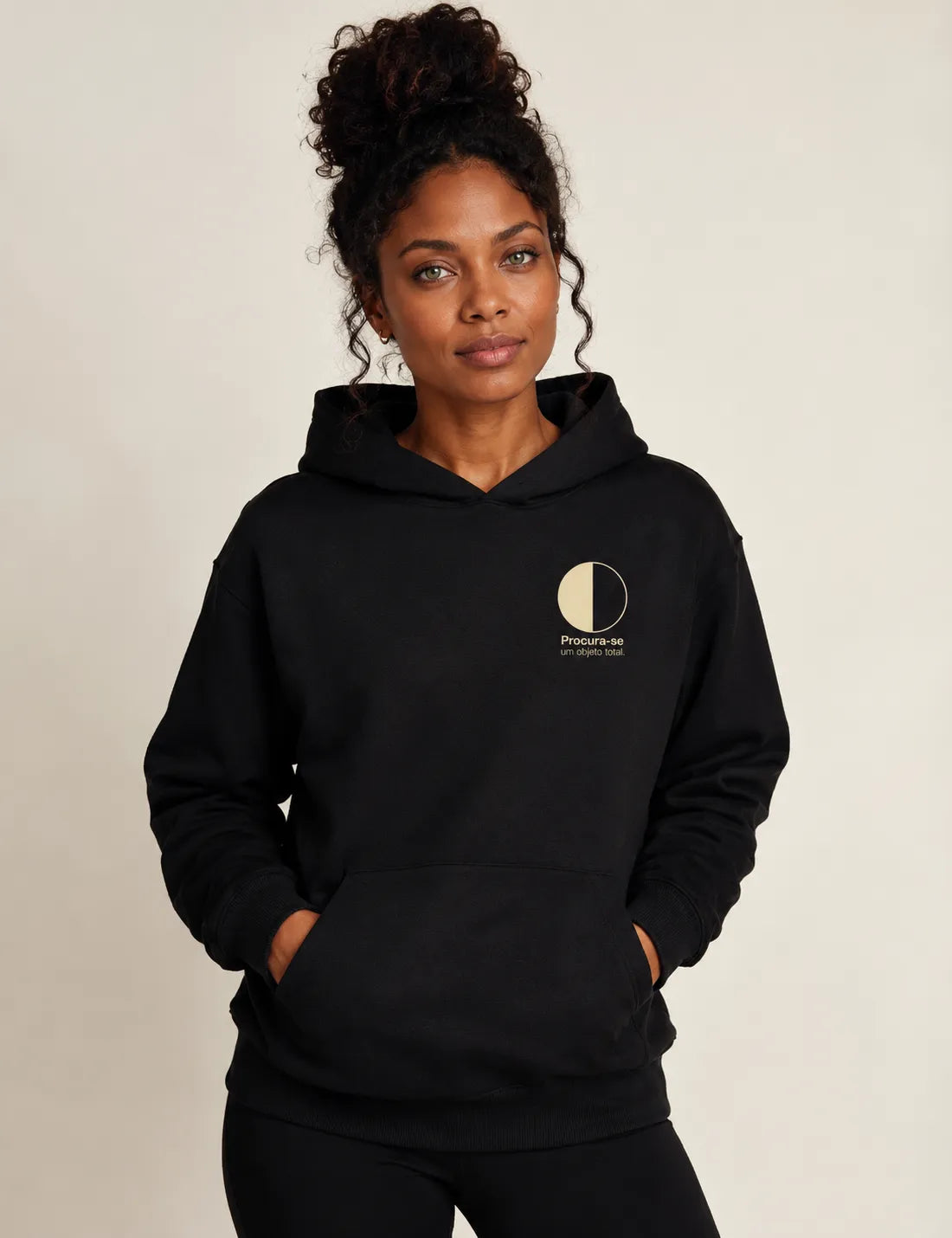 Hoodie Moletom Psicanálise Melanie Klein - Procura-se um Objeto Total | Minimalista Geométrica
