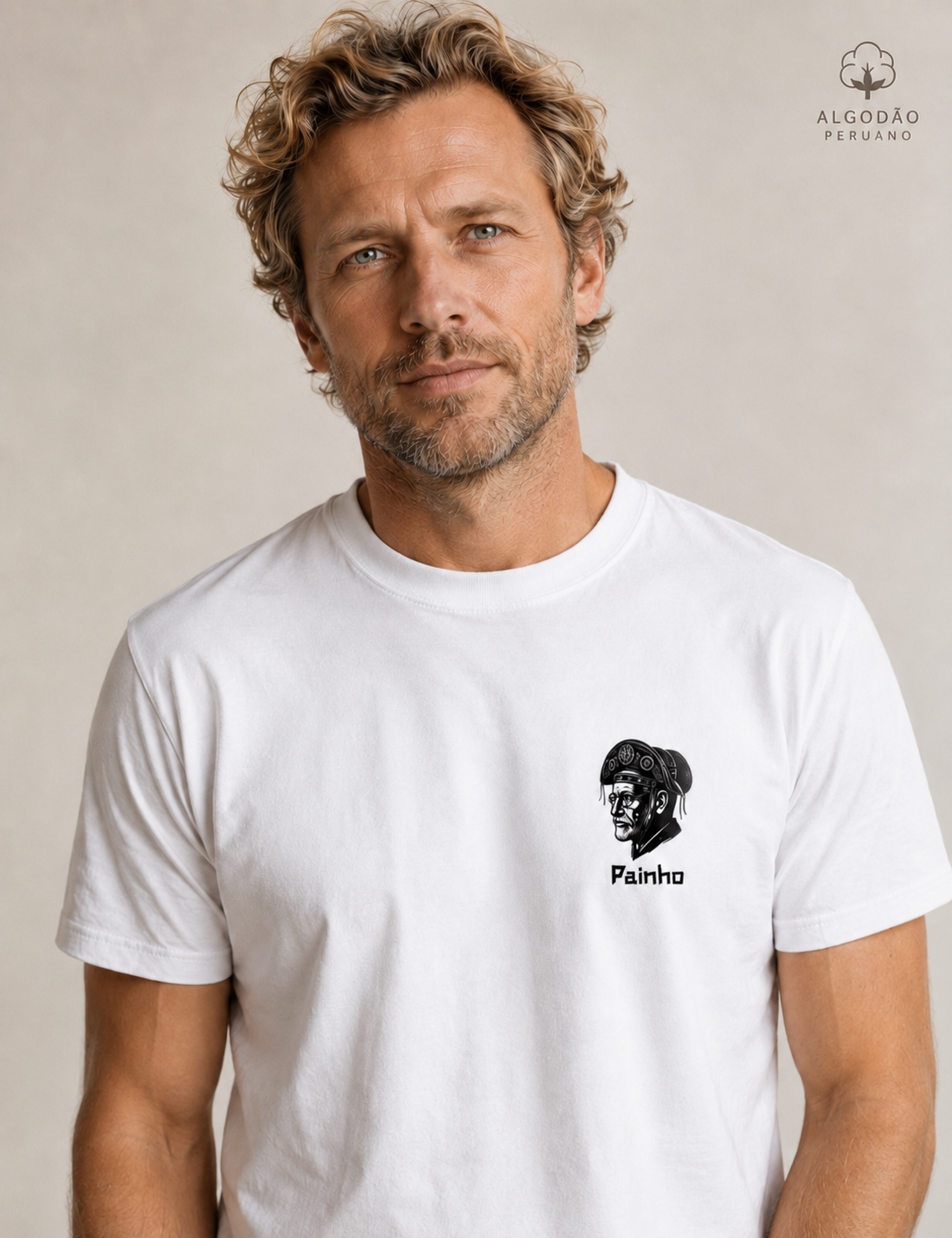 Camiseta Algodão Peruano Psicanálise Freud "Painho" Cangaceiro | Pocket Print