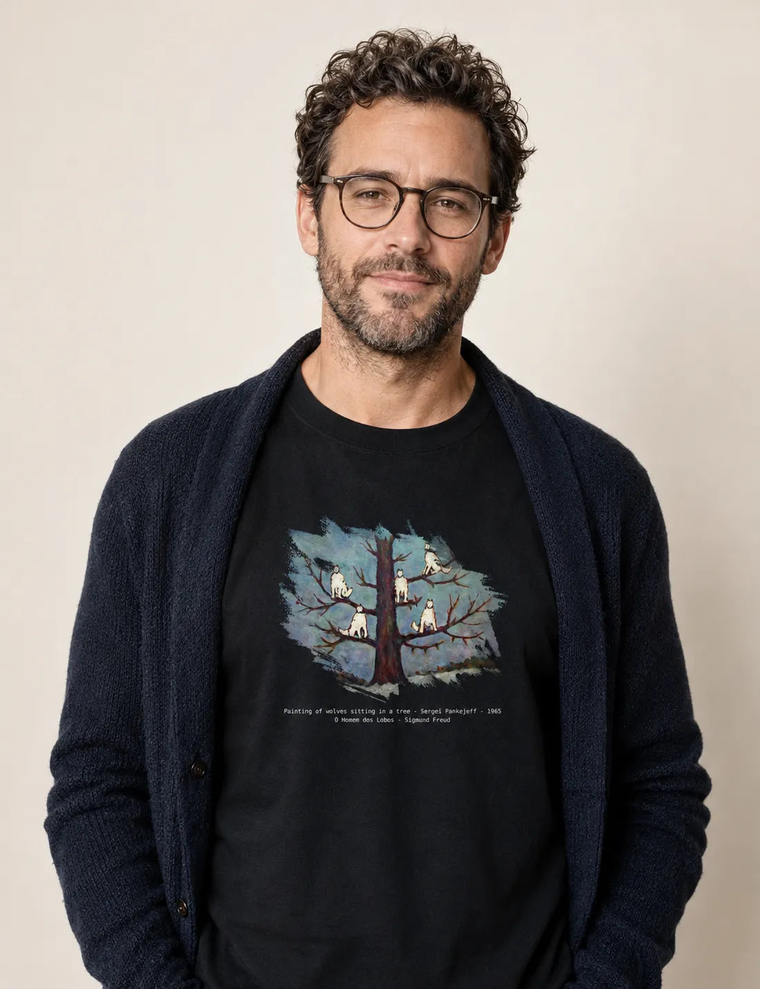Camiseta "O Homem dos Lobos" | O Caso Clínico de Freud