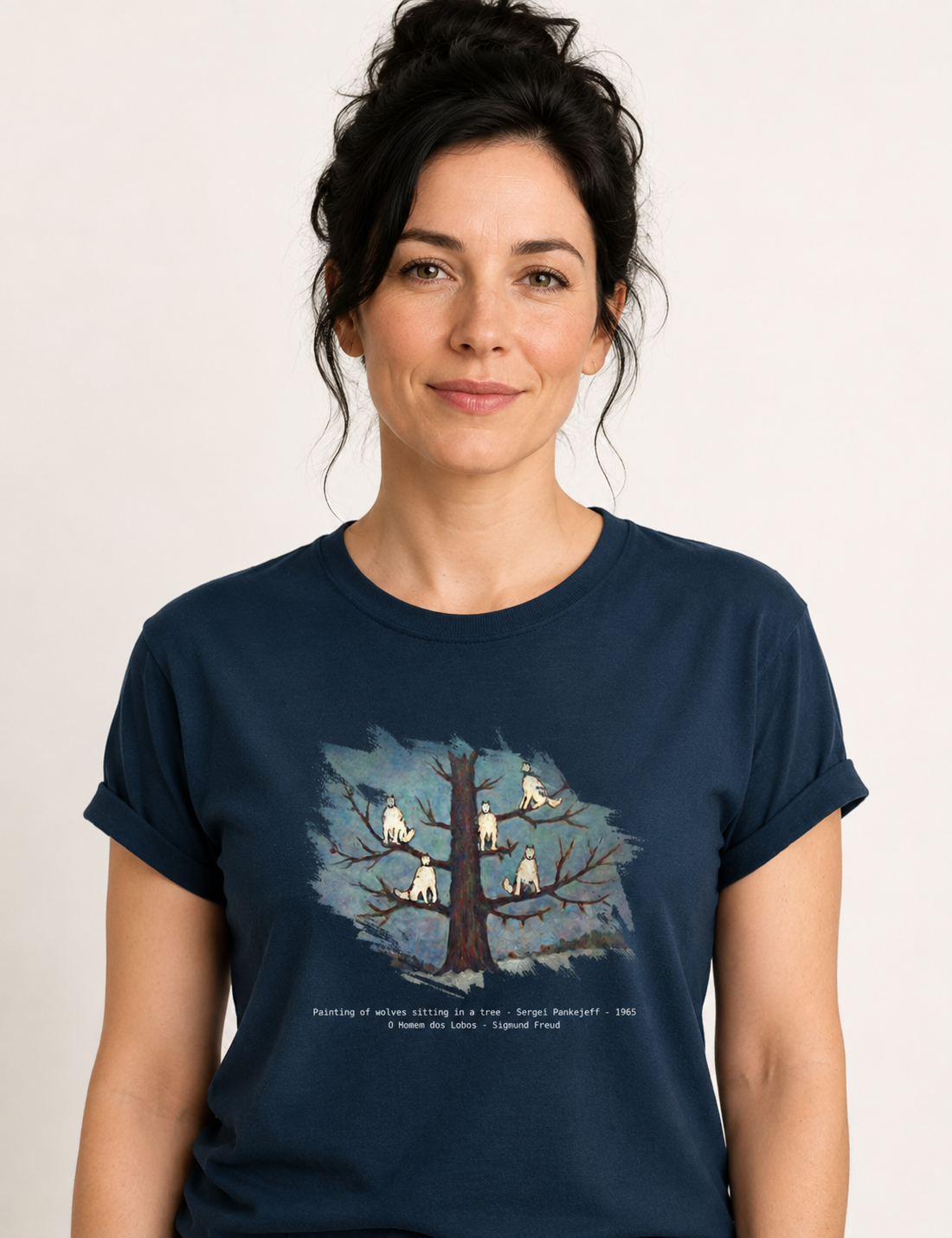 Camiseta "O Homem dos Lobos" | O Caso Clínico de Freud
