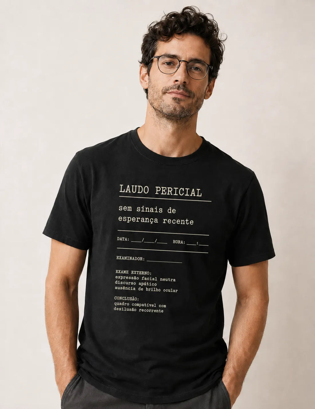 Camiseta "Laudo Pericial" | Sem Sinais de Esperança Recente