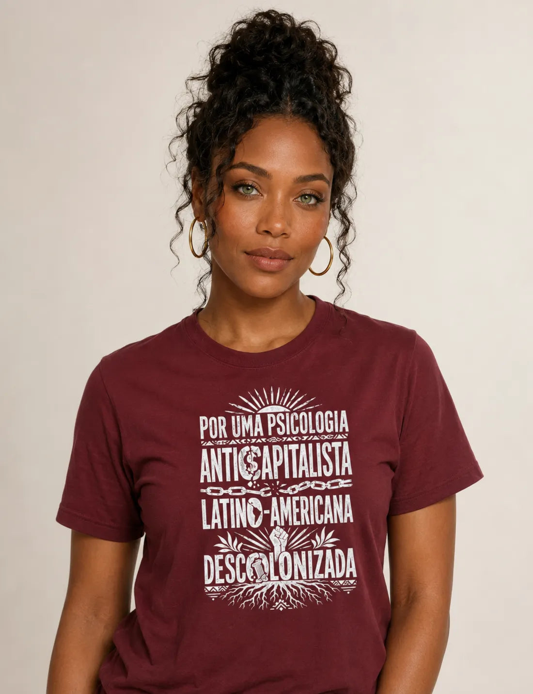 Camiseta "Psicologia Anticapitalista, Latino-Americana e Descolonizada" | O Manifesto da Luta