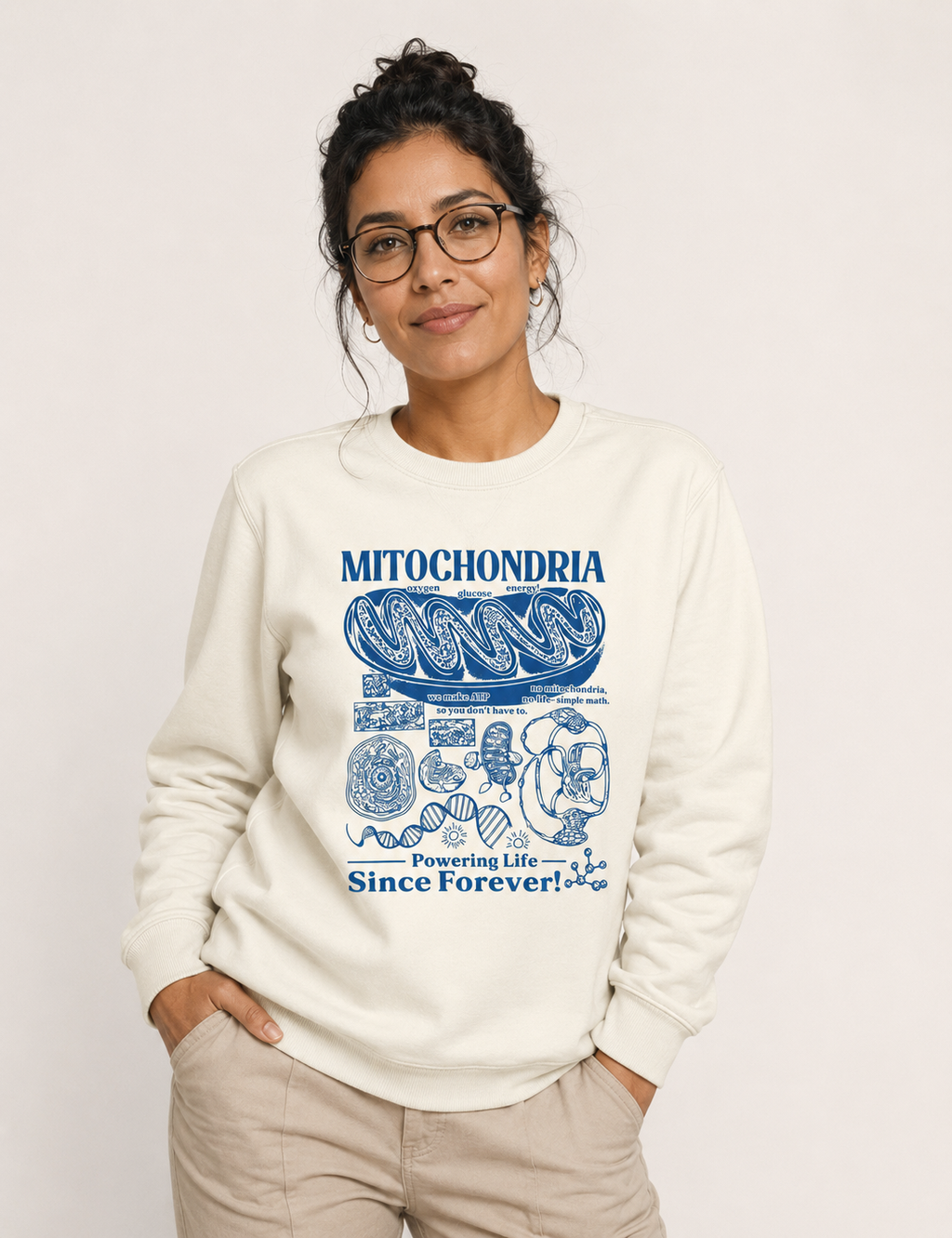 Suéter Moletom "Mitochondria: Powering Life" | A Usina de Força da Vida