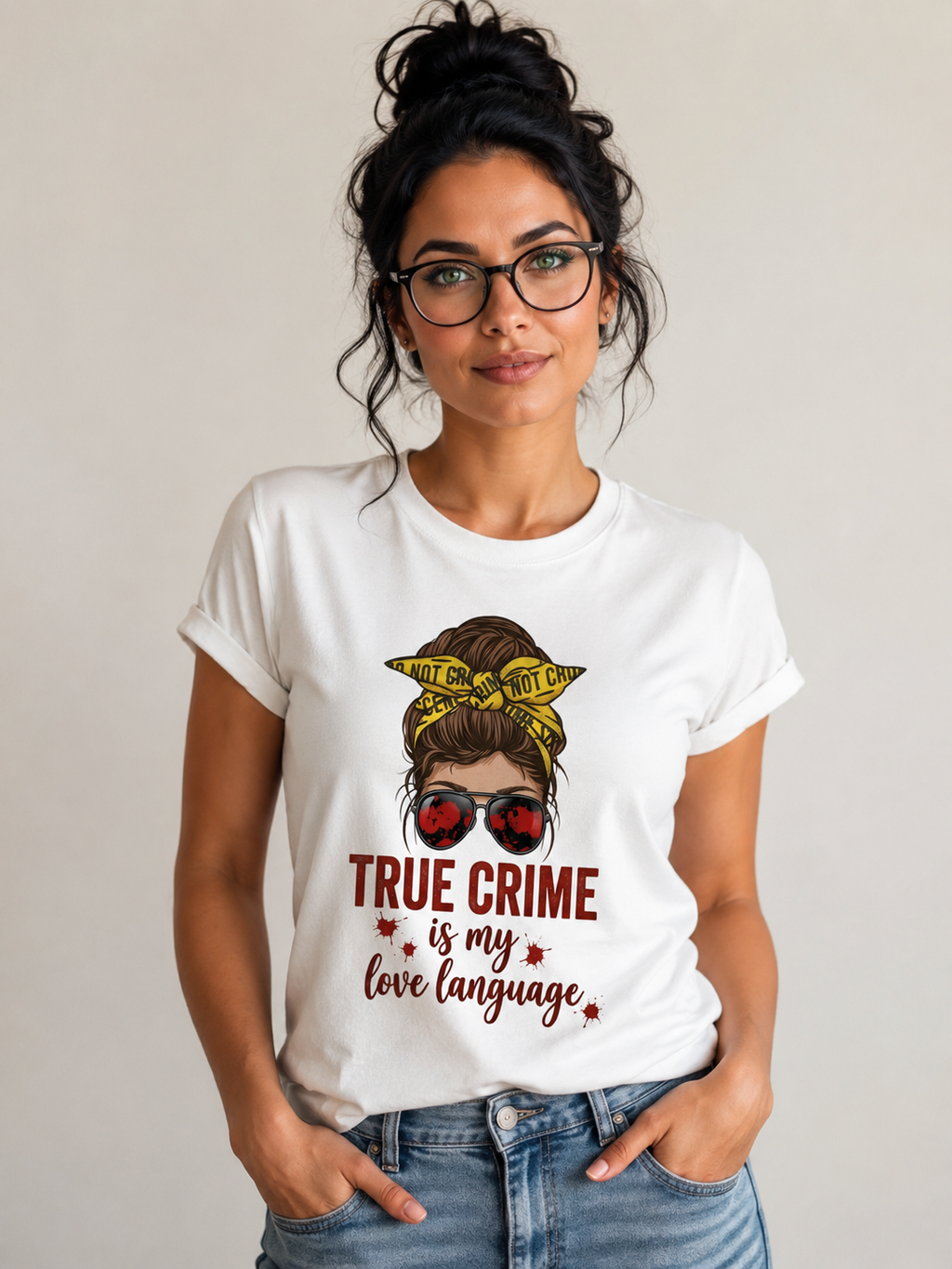 Camiseta Forense - True Crime Is My Love Language | Pop Forense
