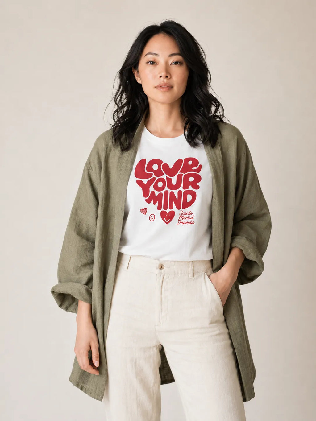 Camiseta "Love Your Mind" | Saúde Mental Importa