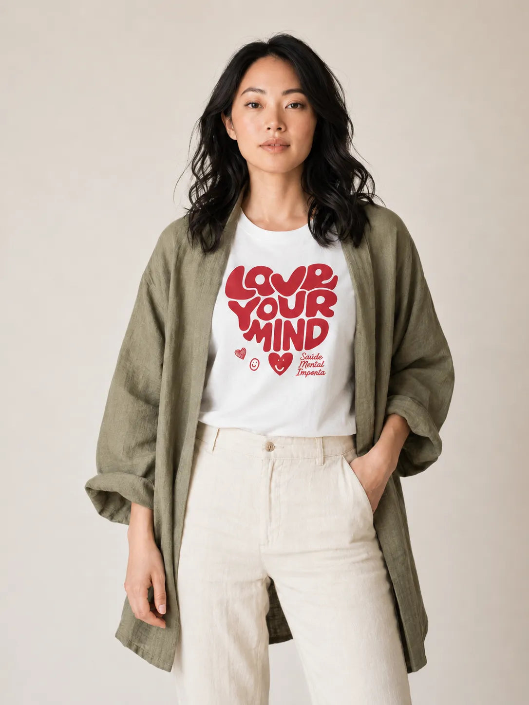 Camiseta "Love Your Mind" | Saúde Mental Importa