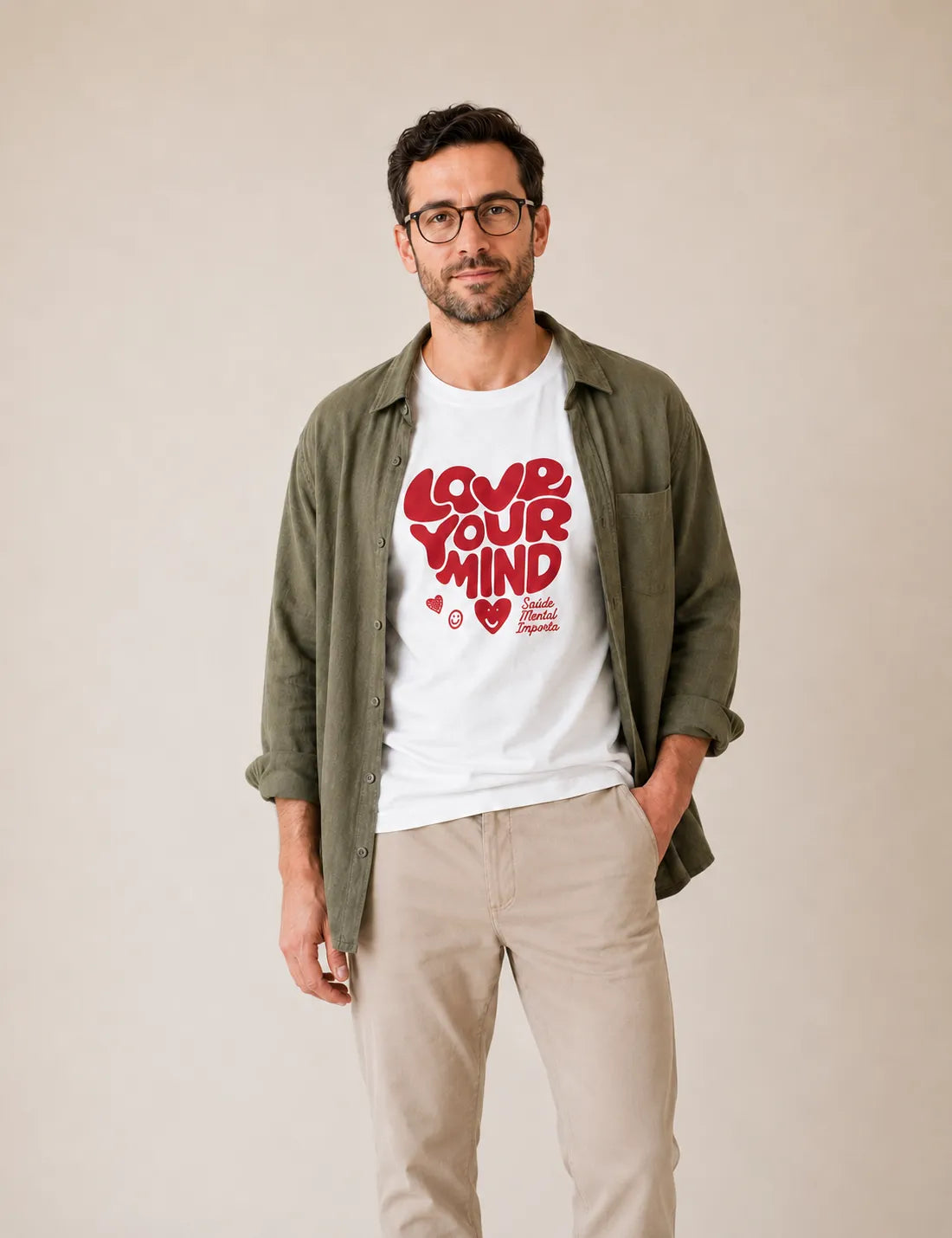 Camiseta "Love Your Mind" | Saúde Mental Importa