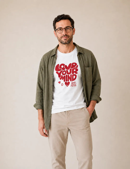 Camiseta "Love Your Mind" | Saúde Mental Importa