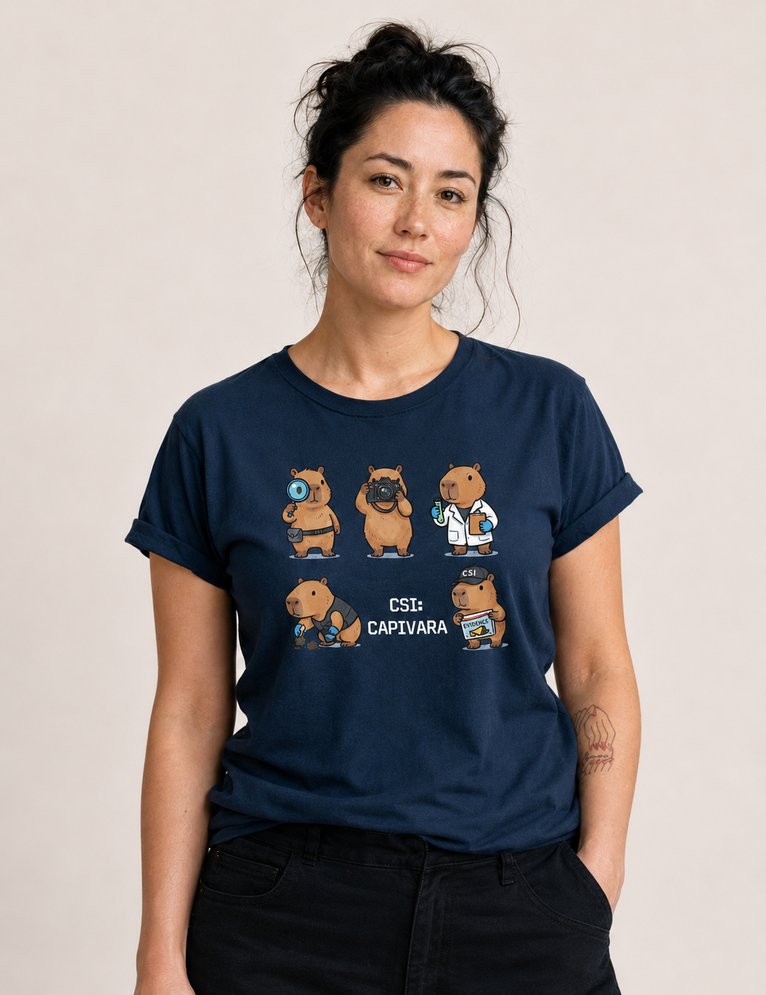 Camiseta "CSI: Capivara" | O Esquadrão Forense Mais Carismático