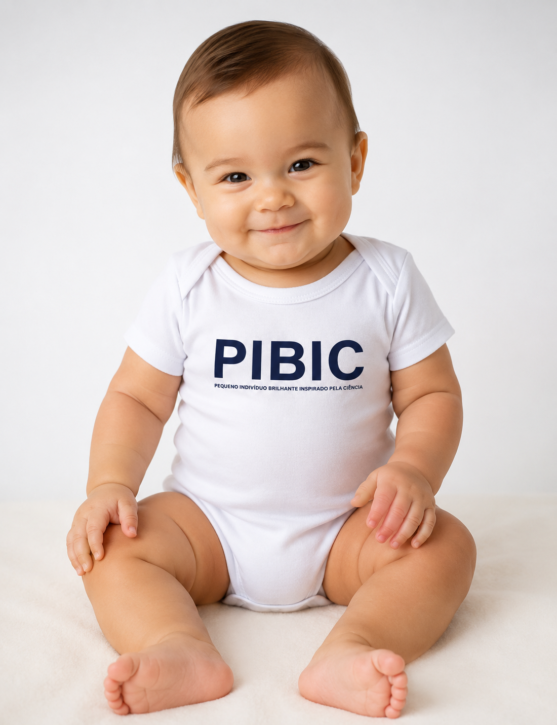 Body Infantil Vida Acadêmica - PIBIC (Iniciação Científica) | Tipografia Minimalista