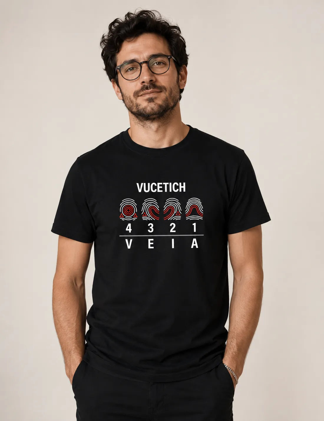 Camiseta Papiloscopia "Vucetich" | Perícia na VEIA