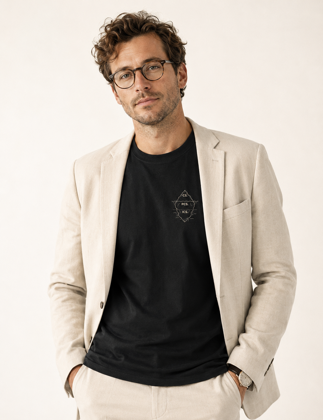 Camiseta Psicanálise Freud - Primeira Tópica (Iceberg) | Minimalista