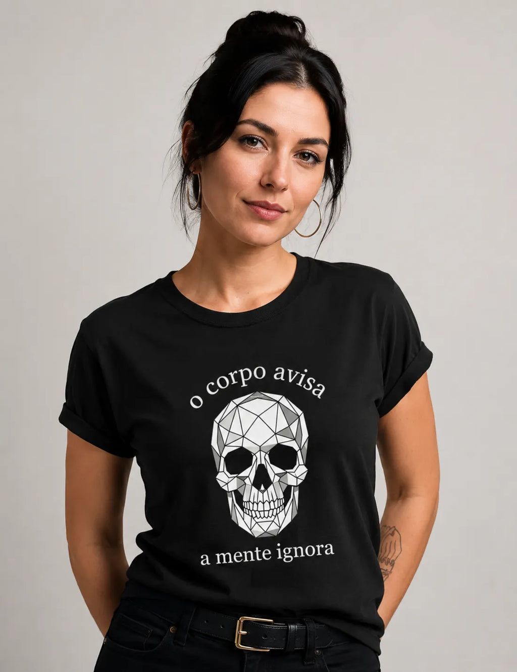 Camiseta Medicina Legal "O Corpo Avisa" | A Verdade Anatômica