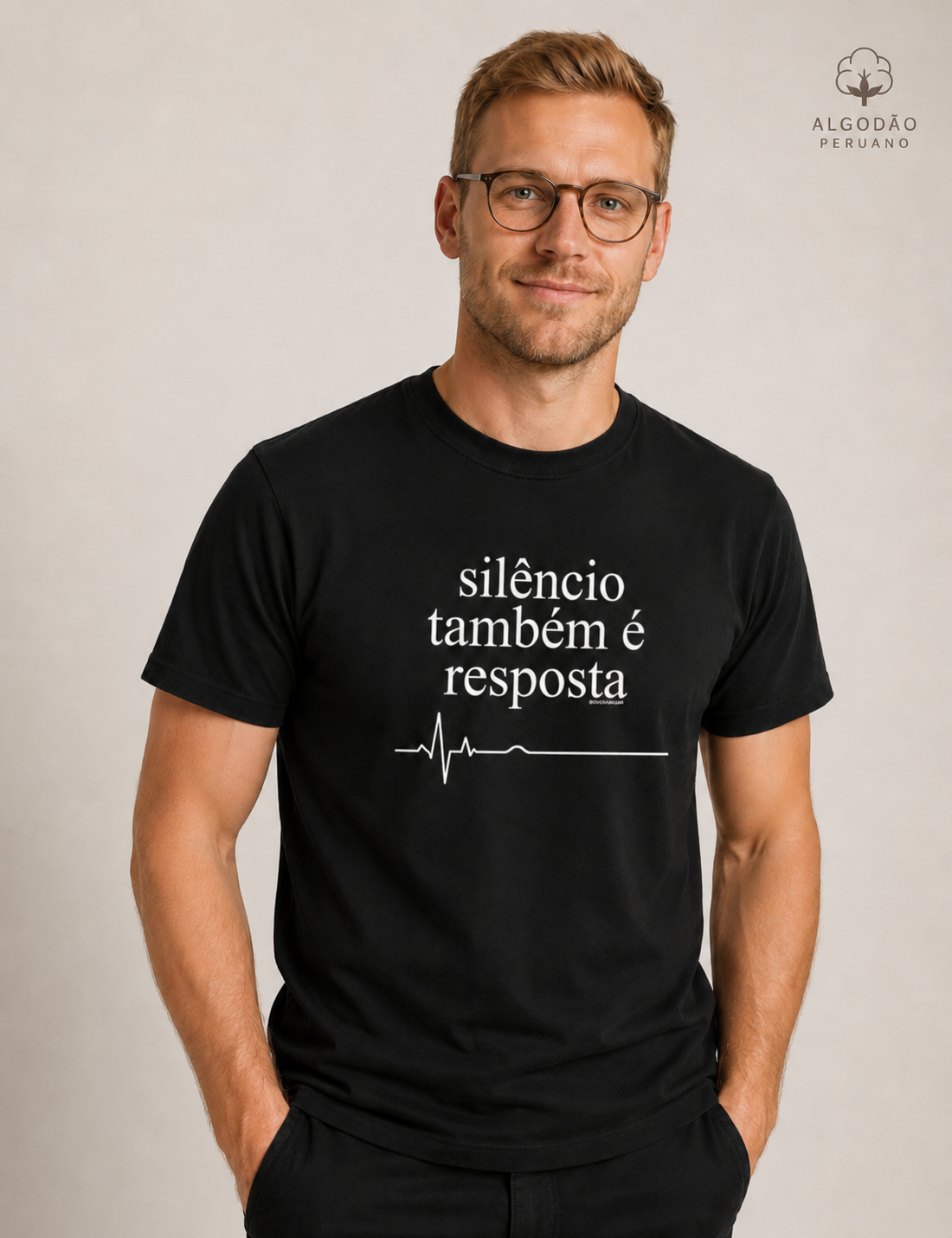 Camiseta Algodão Peruano Medicina Legal "Silêncio Também é Resposta" | A Voz da Assistolia