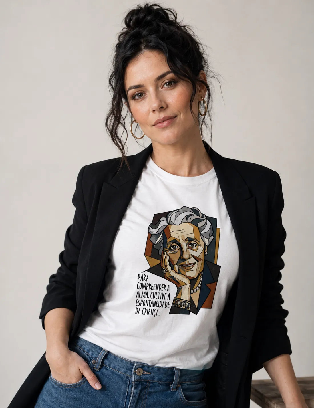 Camiseta Melanie Klein & Picasso: A Alma e a Espontaneidade | Uma Fusão de Gênios