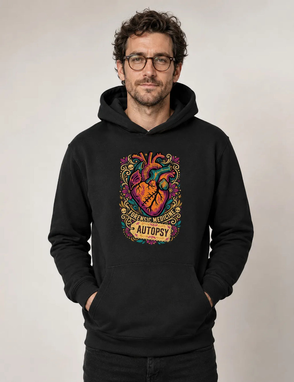 Hoodie Moletom Medicina Legal "Autopsy" | A Arte da Patologia Forense