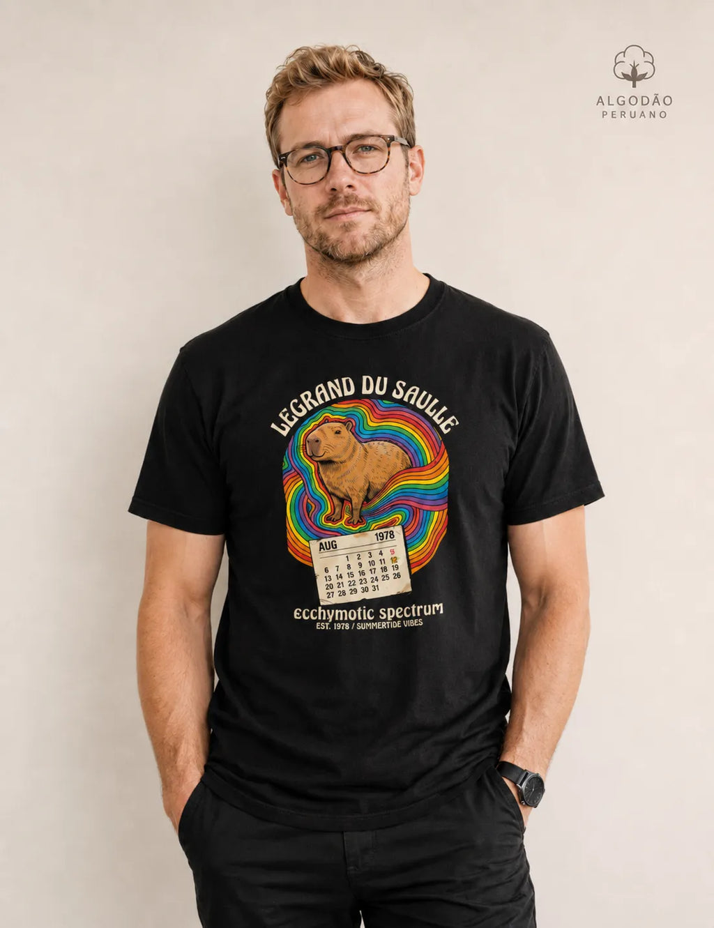 Camiseta Algodão Peruano Medicina Legal "Espectro Equimótico" | A Capivara de Legrand du Saulle