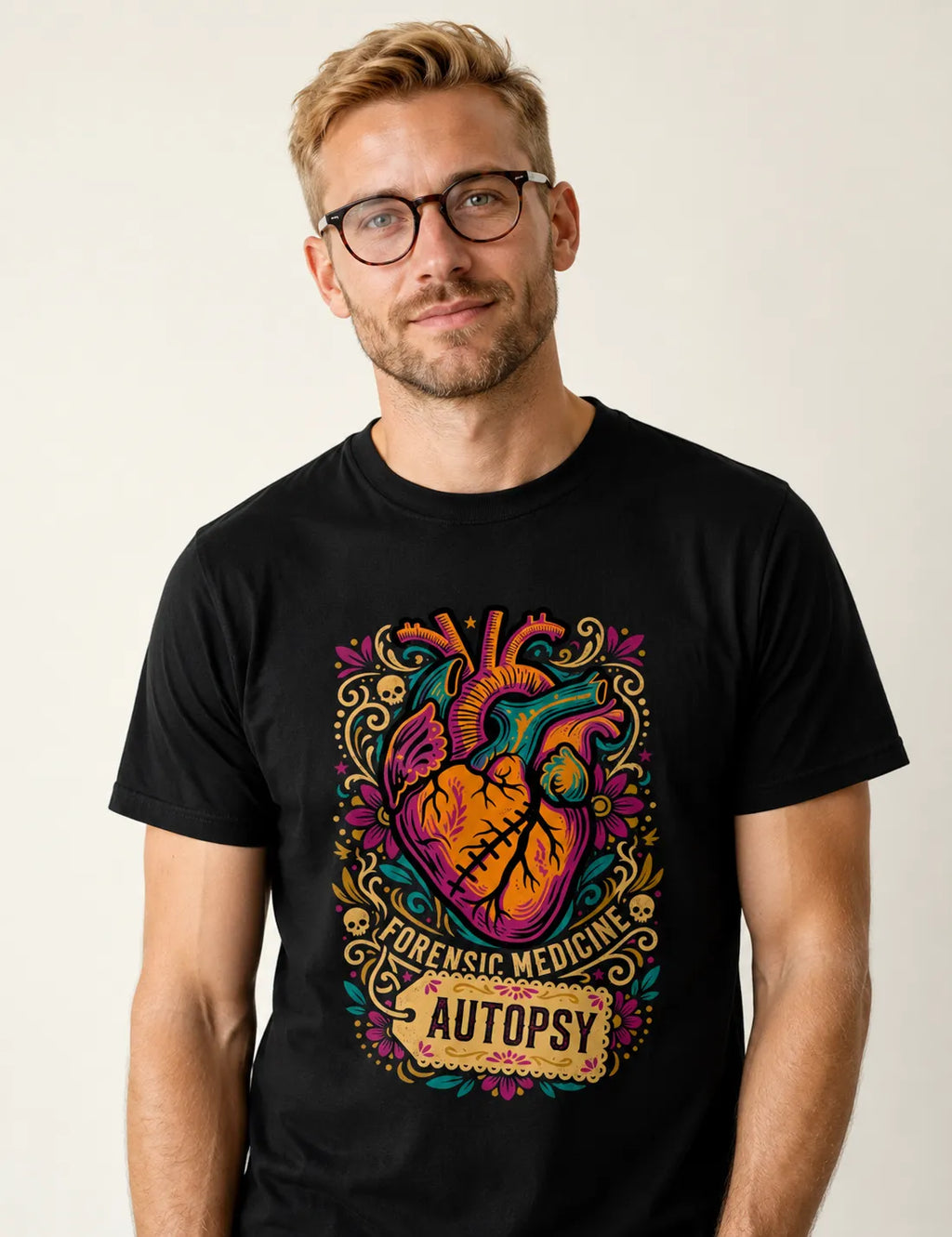 Camiseta Medicina Legal "Autopsy" | A Arte da Patologia Forense