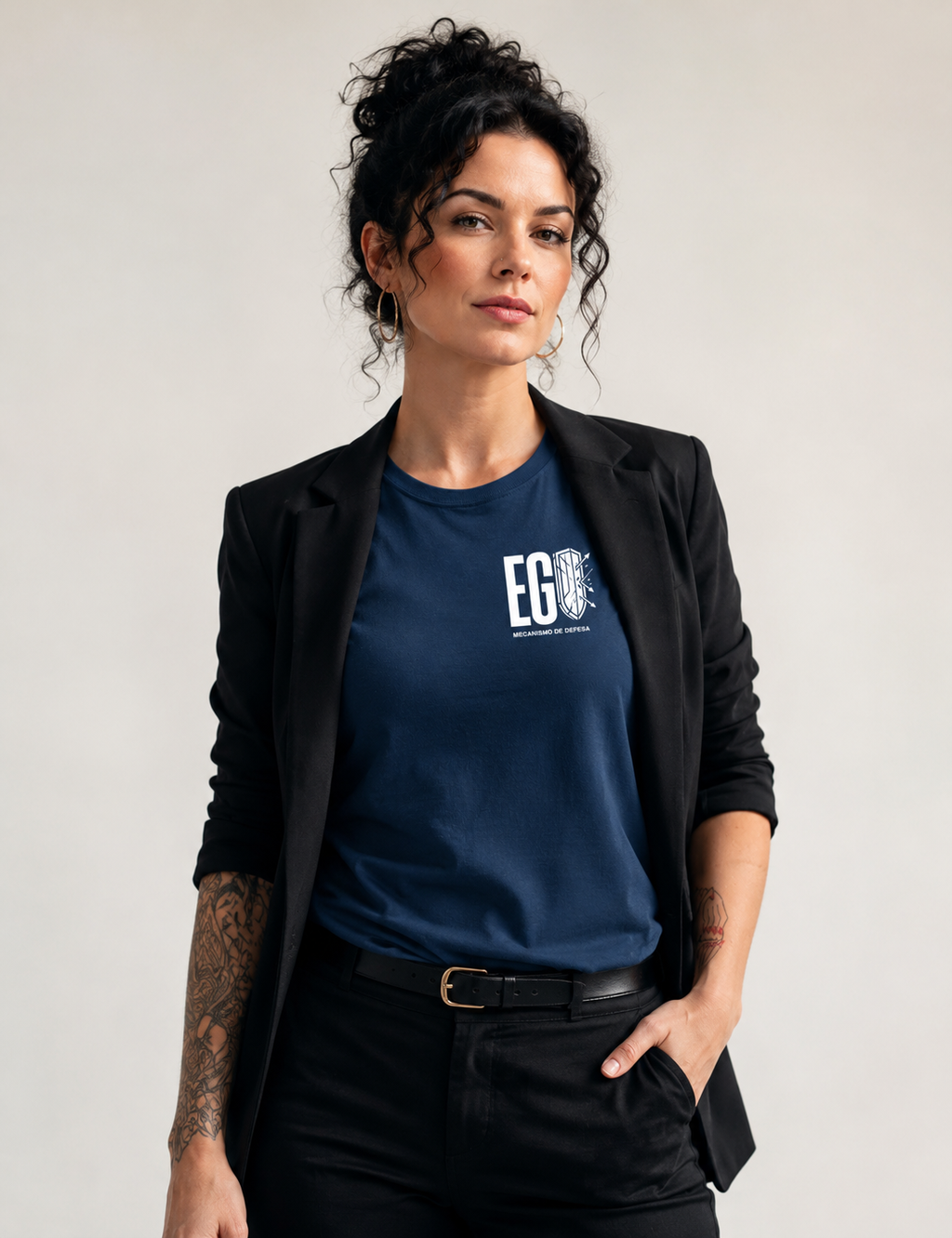 Camiseta Psicanálise Anna Freud - Ego e Mecanismos de Defesa | Pocket Print