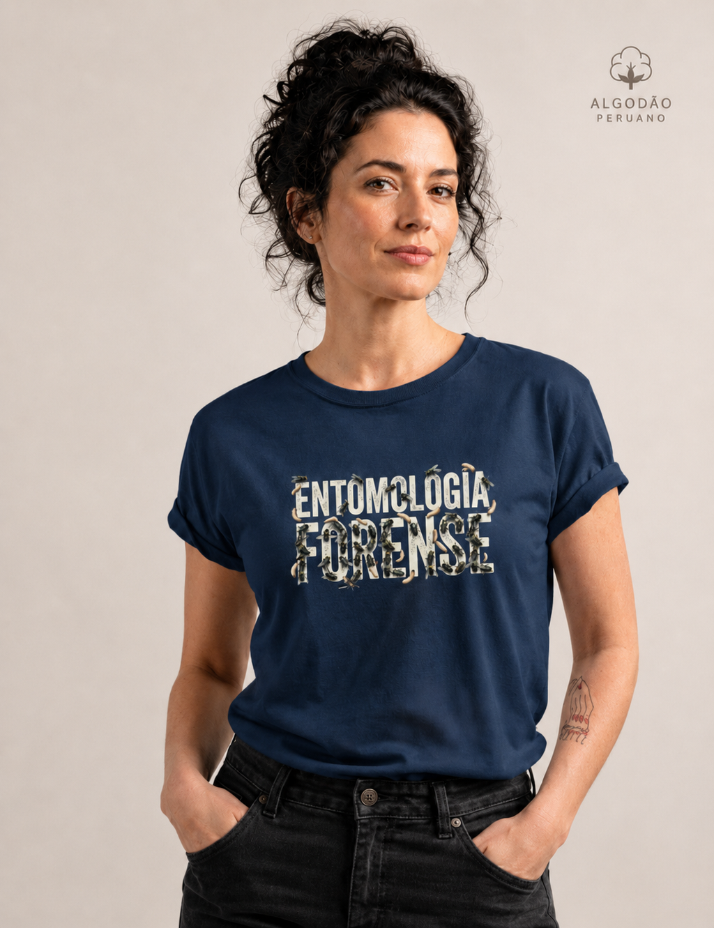 Camiseta Algodão Peruano Entomologia Forense | As Testemunhas