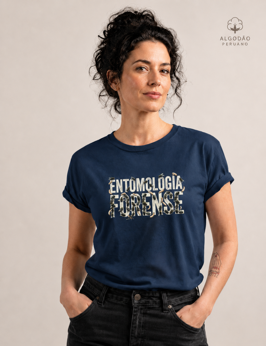 Camiseta Algodão Peruano Entomologia Forense | As Testemunhas