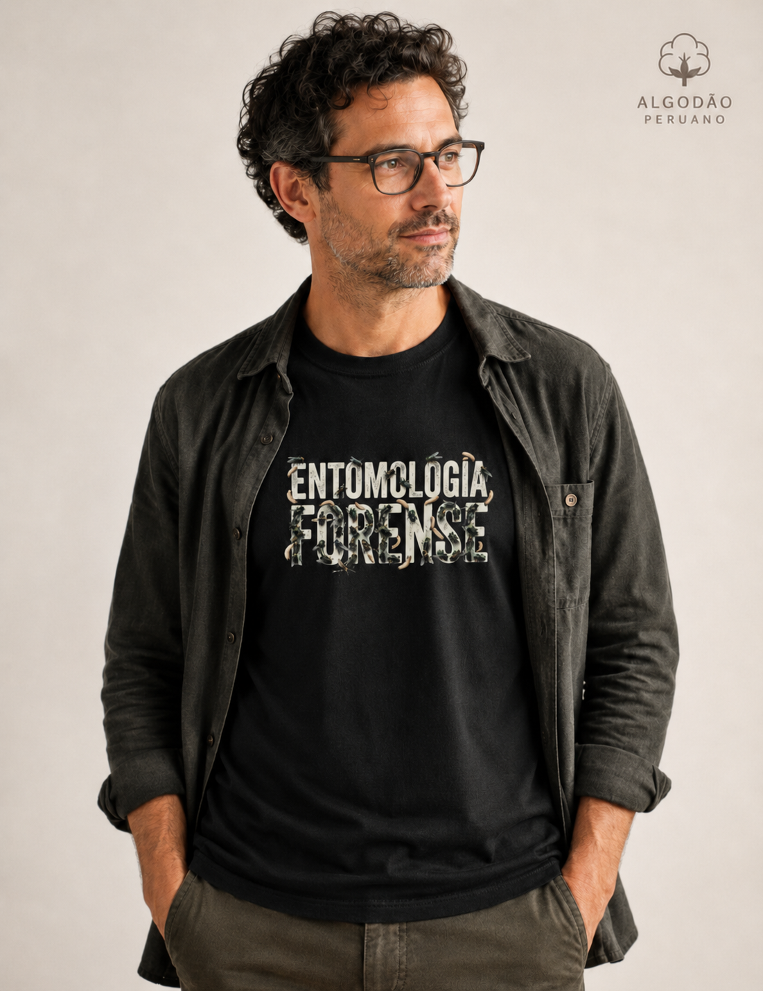 Camiseta Algodão Peruano Entomologia Forense | As Testemunhas