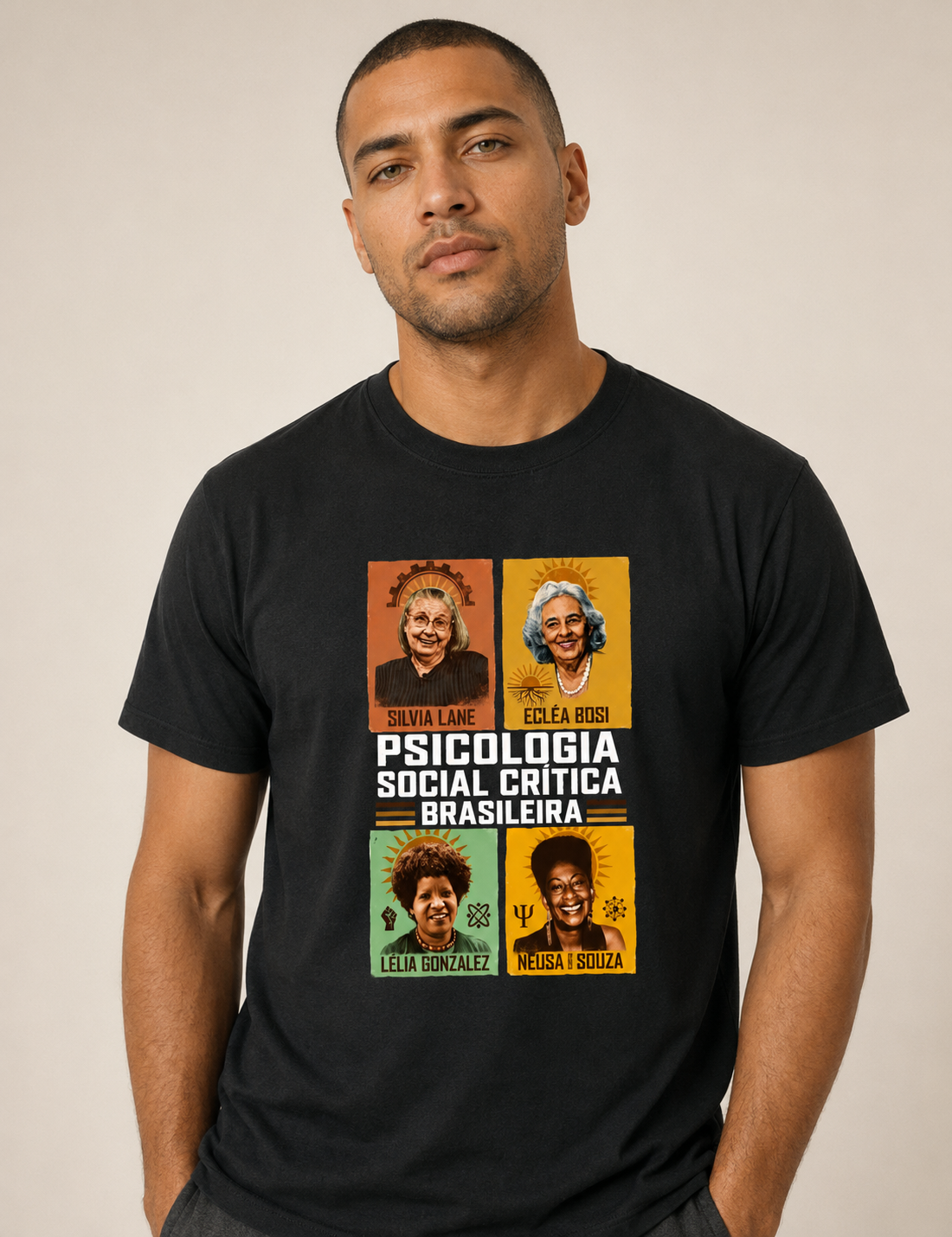 Camiseta "Psicologia Social Crítica Brasileira" | Legado, Luta e Resistência