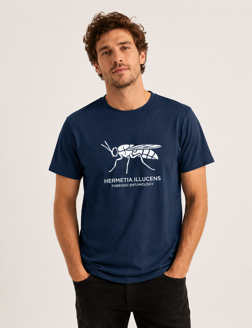 Camiseta "Hermetia Illucens" | O Minimalismo Forense