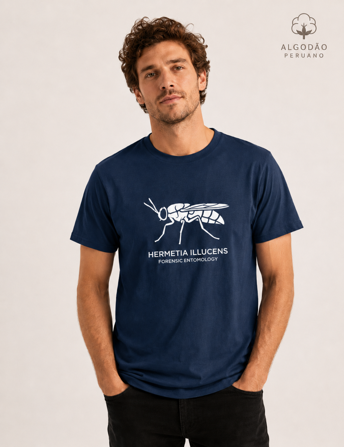 Camiseta Algodão Peruano "Hermetia Illucens" | O Minimalismo Forense