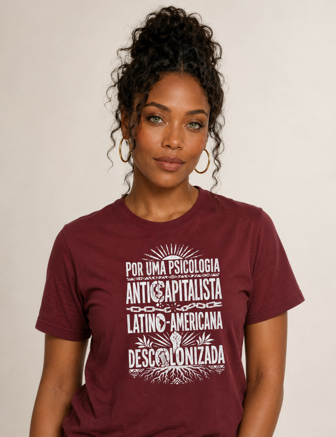 Camiseta "Psicologia Anticapitalista, Latino-Americana e Descolonizada" | O Manifesto da Luta
