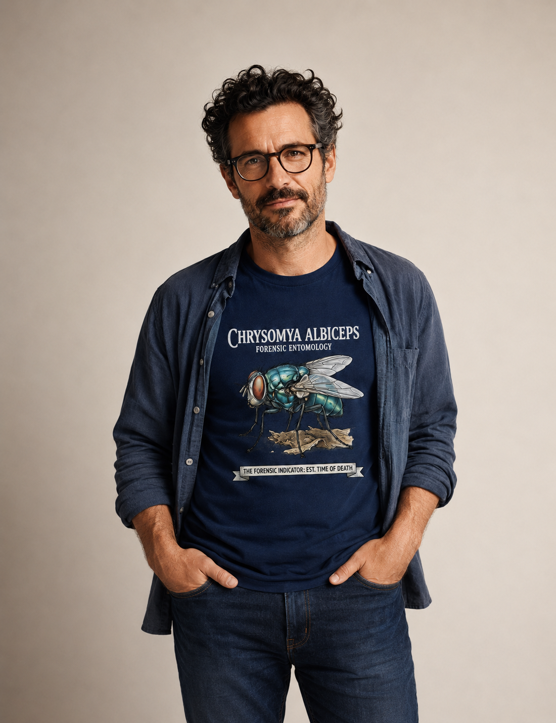 Camiseta Entomologia Forense - Chrysomya Albiceps (Est. Time of Death) | Graphic Tee