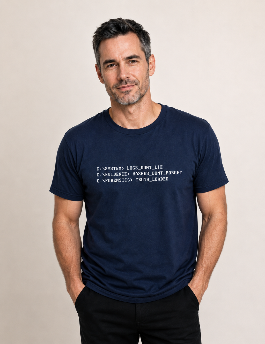 Camiseta "Logs Don't Lie" | O Código Forense