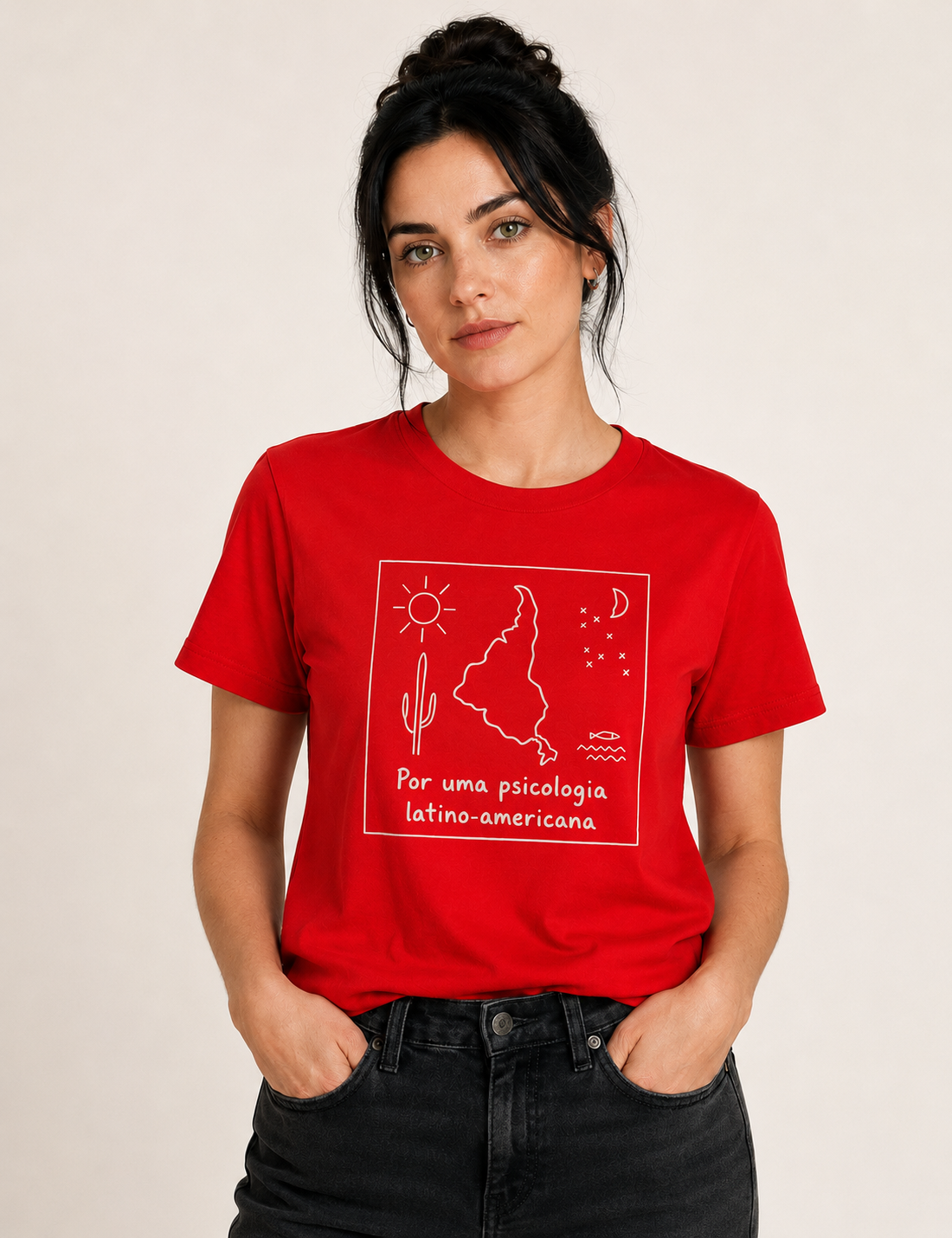 Camiseta "Por uma Psicologia Latino-Americana" | O Sul é o Nosso Norte
