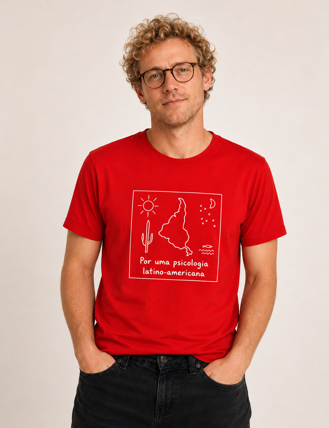 Camiseta "Por uma Psicologia Latino-Americana" | O Sul é o Nosso Norte
