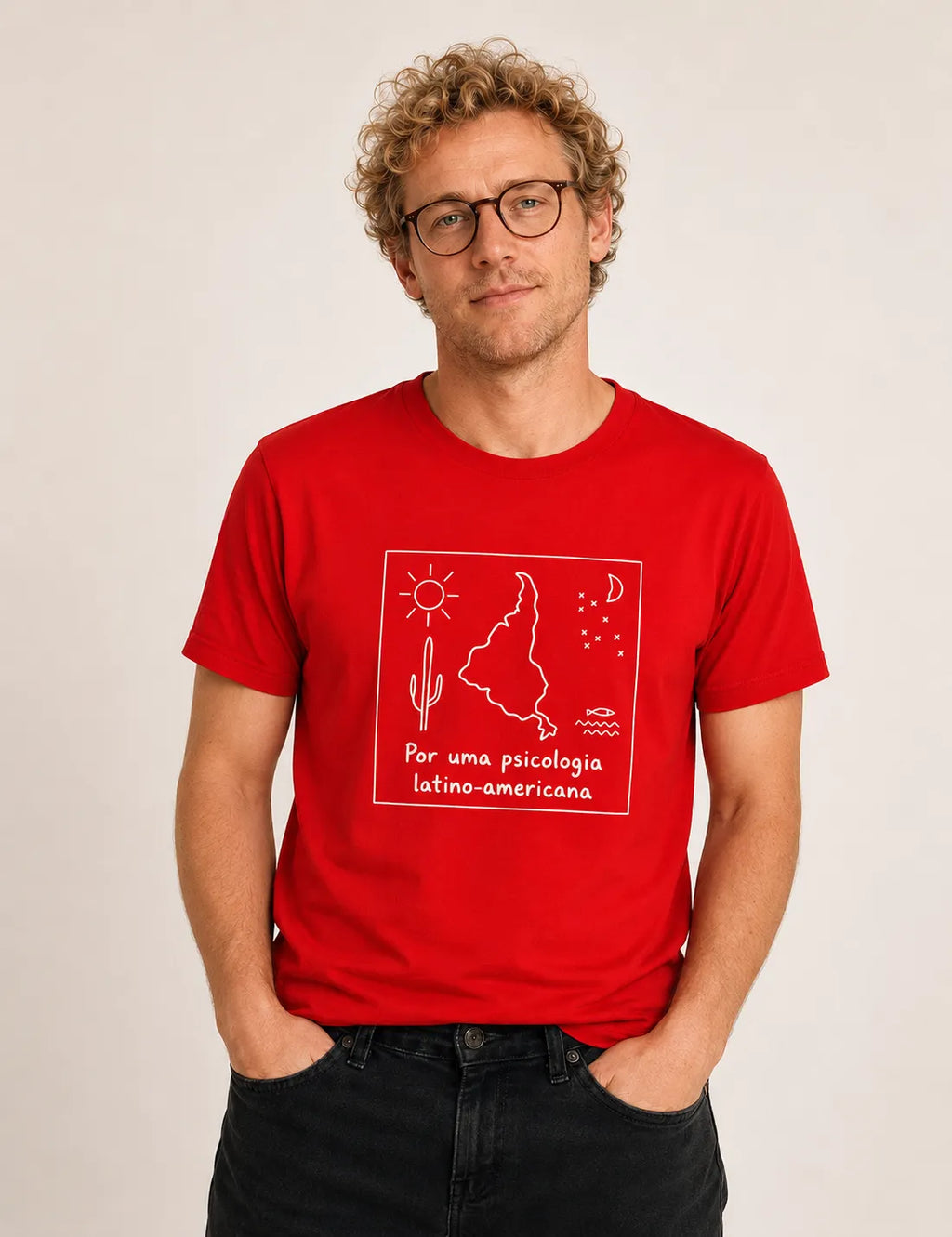 Camiseta "Por uma Psicologia Latino-Americana" | O Sul é o Nosso Norte
