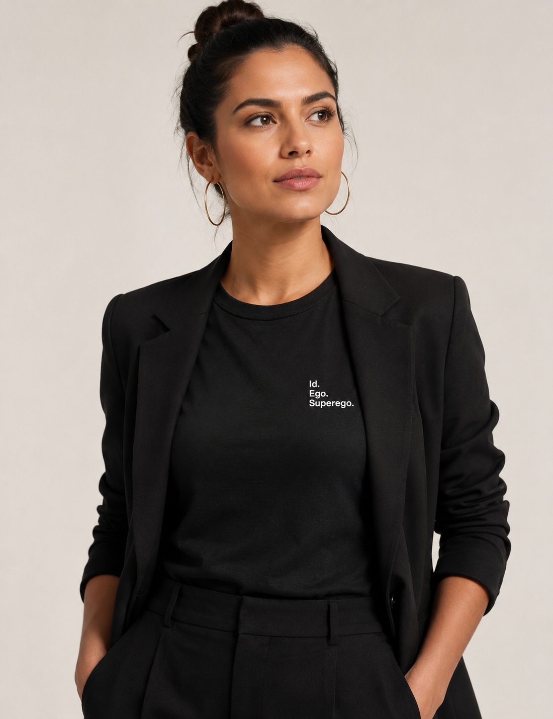 Camiseta Psicanálise Freud - Id. Ego. Superego. (Segunda Tópica) | Minimalista