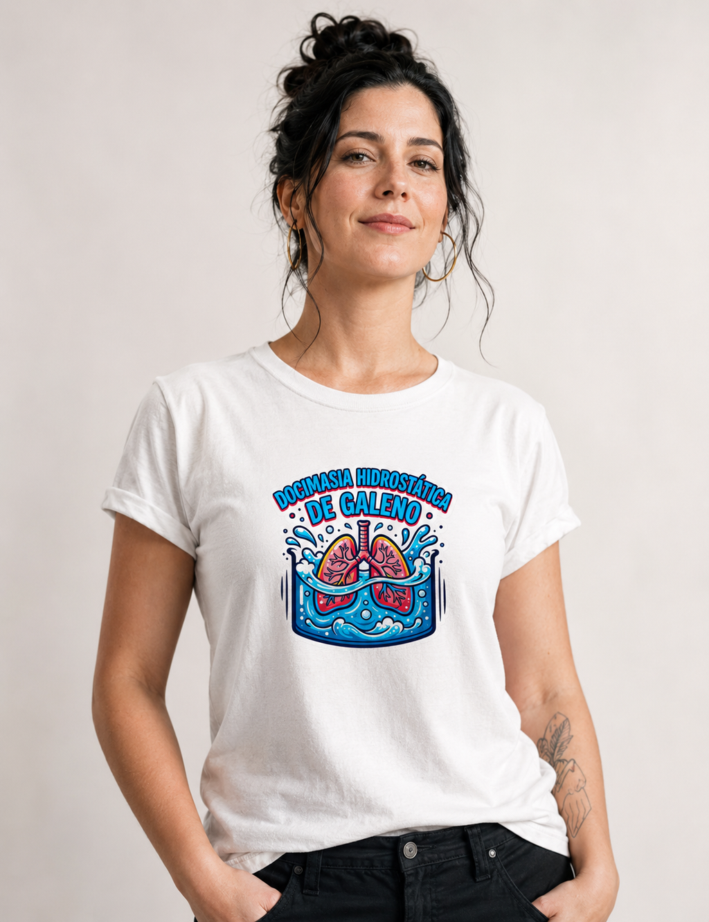 Camiseta Medicina Legal "Docimasia de Galeno" | O Teste do Primeiro Fôlego
