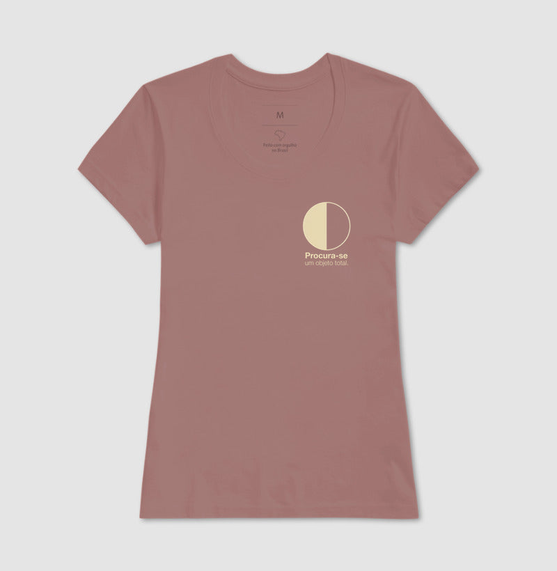 Camiseta Psicanálise Melanie Klein - Procura-se um Objeto Total | Minimalista Geométrica