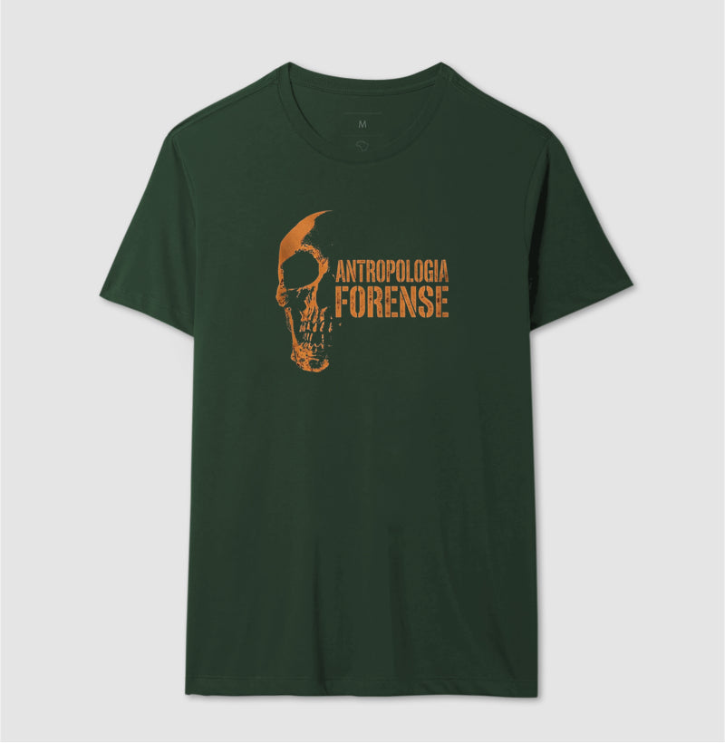 Camiseta Antropologia Forense | Os Ossos Revelam a História (Amber Style)
