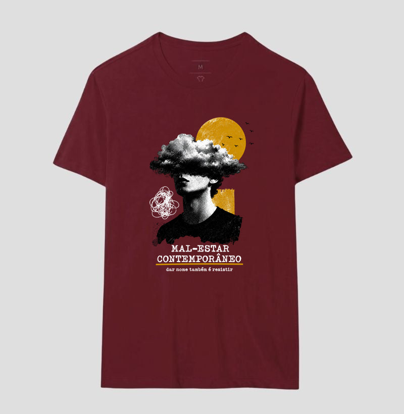 Camiseta "Mal-Estar Contemporâneo" | Dar Nome Também É Resistir